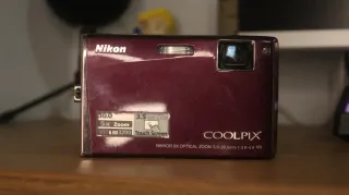 Cámara Nikon Coolpix S60 Morado/Plata