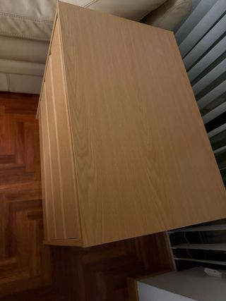 Cajonera de madera color natural