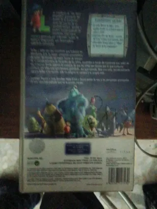 Monstruos S.A. VHS Disney Pixar Español