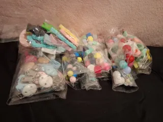 Lote Materiais para Chupeta Silicone