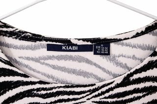 Vestido Kiabi estampado cebra M