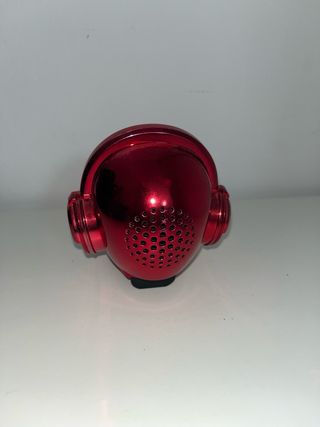 Altavoz Calavera Roja con Auriculares