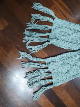 Sciarpa maglia grossa effetto zucchero