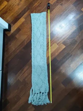 Sciarpa maglia grossa effetto zucchero