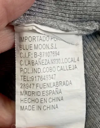 Vestido punto Blue Moon M