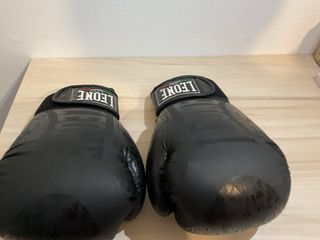 Guantes Boxeo Leone 16 oz Negros
