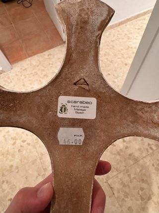 Crucifijo decorativo vintage