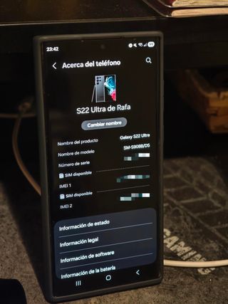 Samsung Galaxy S22 Ultra 256GB Negro