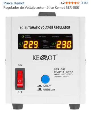 Regulador Voltaje Automático Kemot SER-500