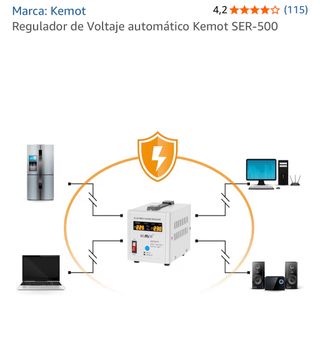 Regulador Voltaje Automático Kemot SER-500