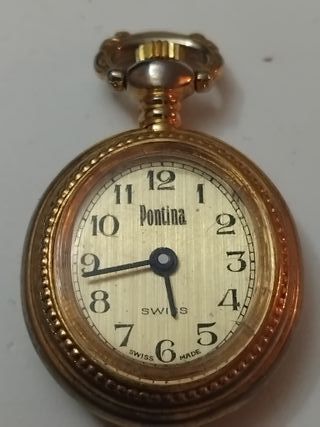 Reloj de bolsillo Pontina dorado mujer