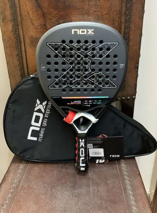 Pala de Padel Nox Quantum LA-10 12K Leo Augsburger