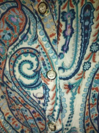 Camisa Boteli Mujer Talla 44 Estampada