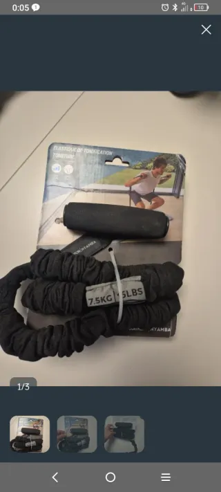 Banda Elástica Tonificación 7.5 kg / 25 lbs