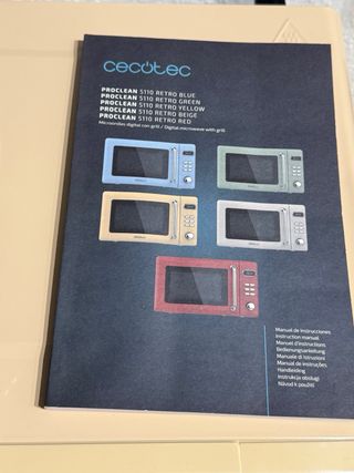 Microondas Cecotec Beige Estilo Retro