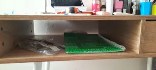 Escritorio madera con silla