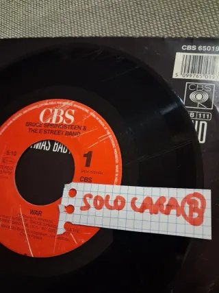 Bruce Springsteen - Fire Single vinilo 7" LEER