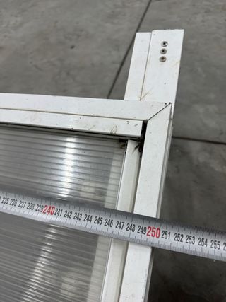 Tendedero metálico y plástico de 250 cm