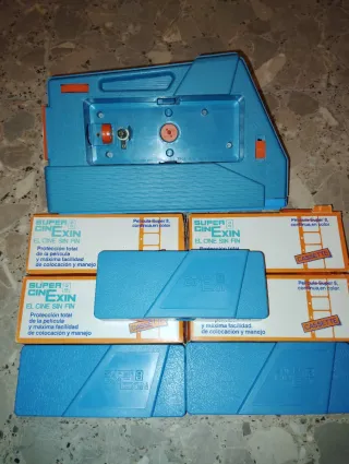 Super CINE EXIN antiguo estuche y cassettes