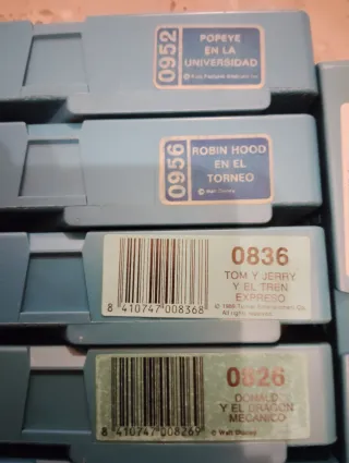 Super CINE EXIN antiguo estuche y cassettes