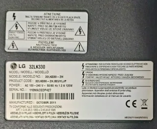 Televisión LG 32 Negro