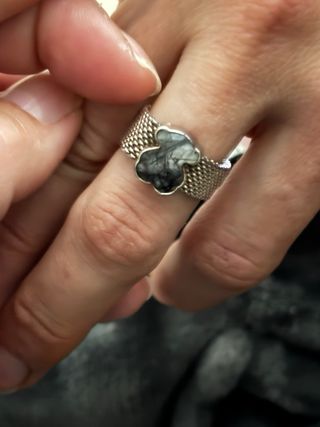 Anillo Tous Malla Plata 925 Talla 11