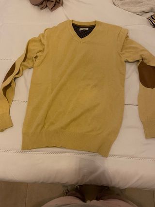 Jersey amarillo con coderas