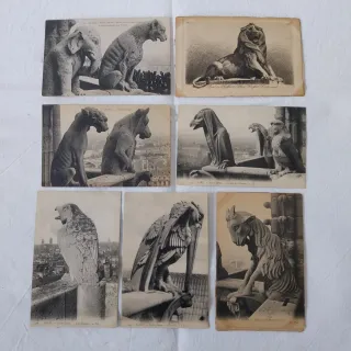 Lote 30 Postales Antiguas París Notre Dame.