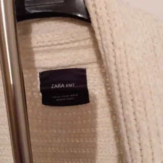 Cárdigan Zara Lana Beige Talla Única