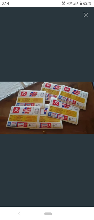 Pegatinas Vano Motor Citroen AX Total