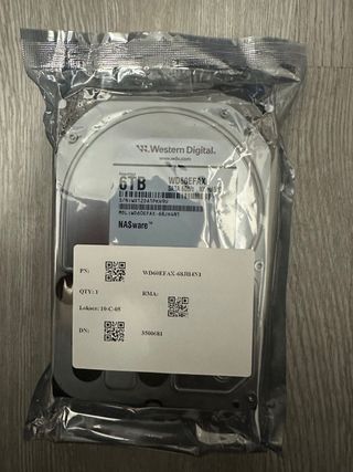 WD Red 6TB NAS HDD 3.5 WD60EFAX  1PKH9U