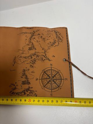 Estuche enrollable mapa vintage