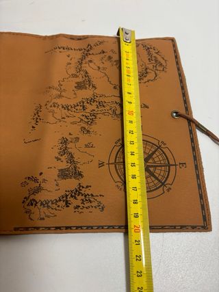 Estuche enrollable mapa vintage