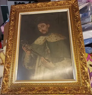 Cuadro religioso dorado