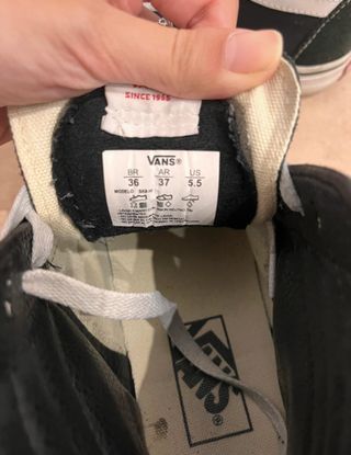 Zapatillas Vans Sk8-Hi Negras y Blancas