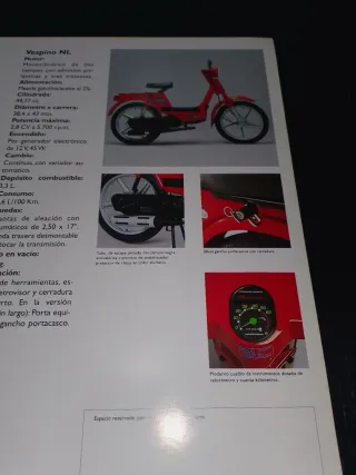Lámina Vespino NL Moto Vespa Poster