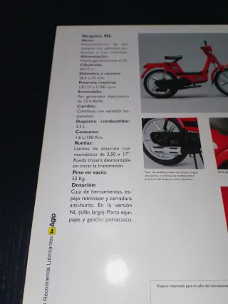 Lámina Vespino NL Moto Vespa Poster