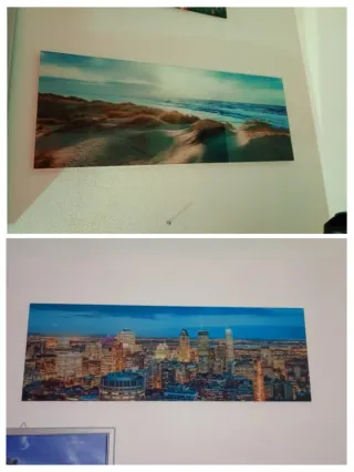 2 Quadri Vetro 80x30