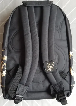 Mochila Sik Silk Negra Estampada