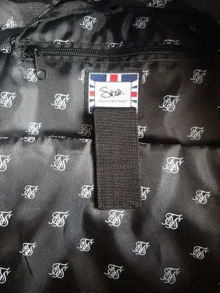 Mochila Sik Silk Negra Estampada