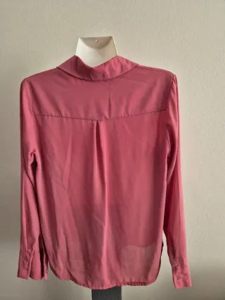 Camisa Rosa Manga Comprida