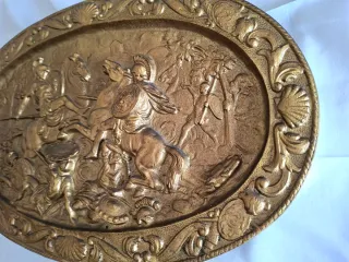 ANTIGUA BANDEJA DE BRONCE