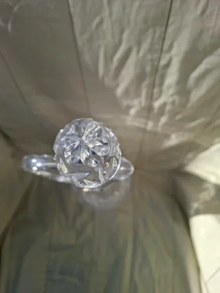 Garrafa de cristal com tampa