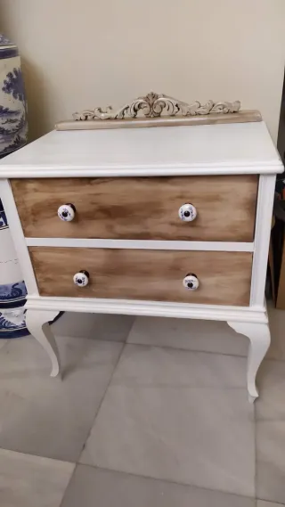 Mesita Noche Vintage Restaurada