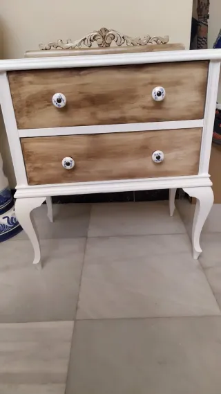 Mesita Noche Vintage Restaurada