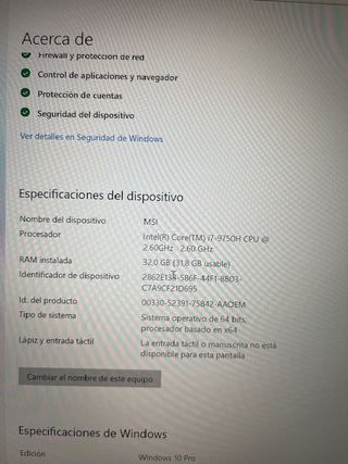 MSI P65 Creator 9SE (nuevo)