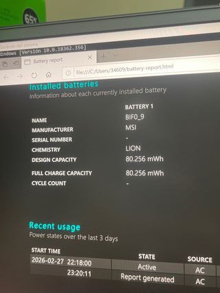 MSI P65 Creator 9SE (nuevo)