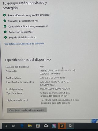 MSI P65 Creator 9SE (me toco por sorteo, -1500€)