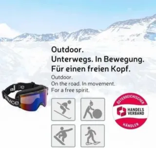 GAFAS SKI/SNOWBOARD BLANCAS BLACK CREVICE. NUEVAS.