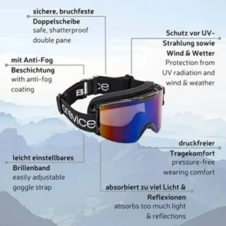 GAFAS SKI/SNOWBOARD BLANCAS BLACK CREVICE. NUEVAS.